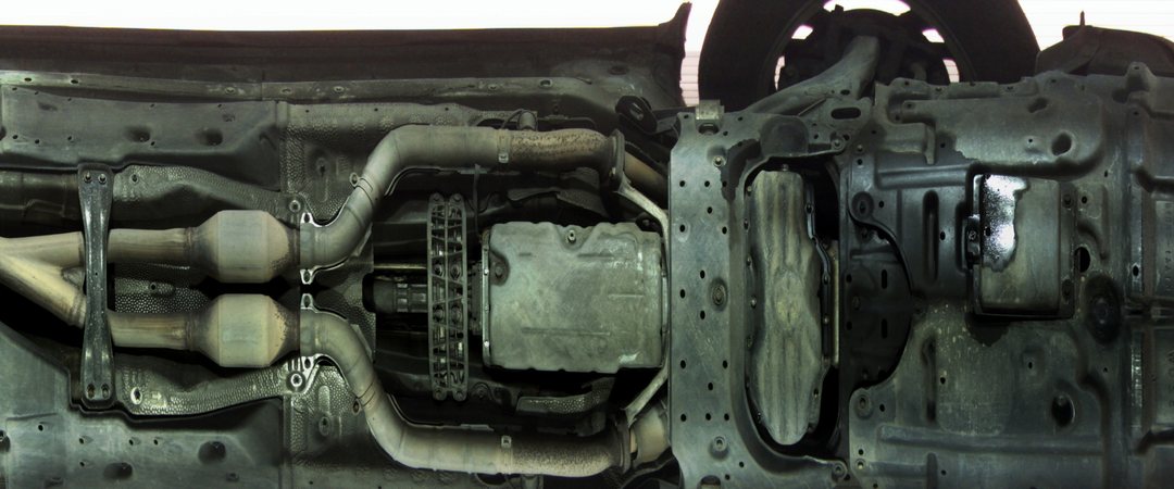 Scanned undercarriage image
